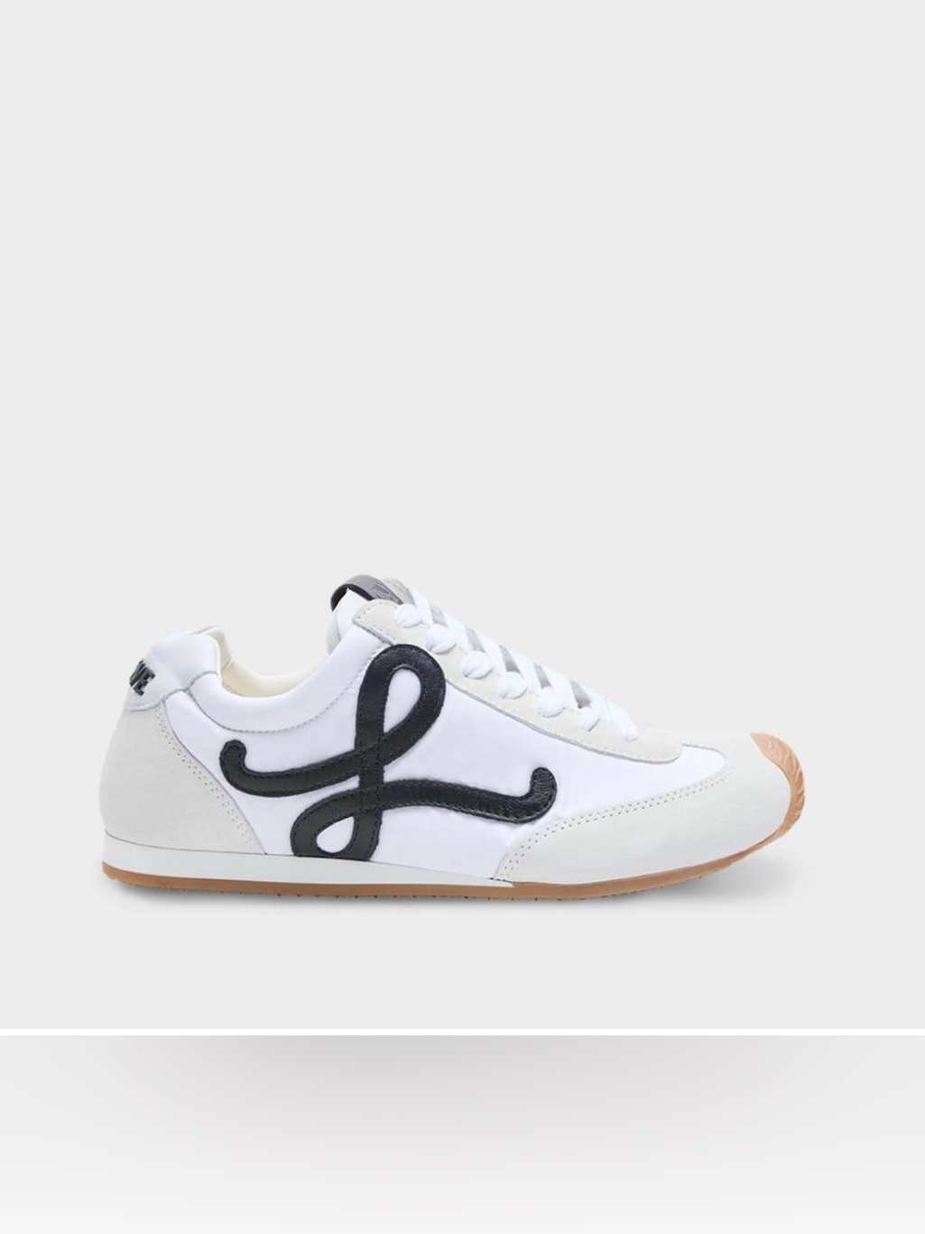 Loewe White Leather & Suede Mens Lace-Up Sneaker 41 &42 100% Authentic